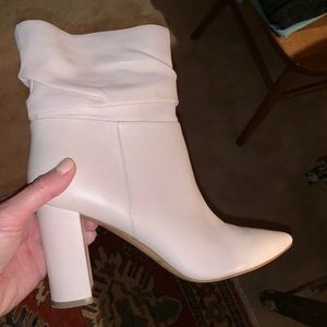 Marc Fisher Unana Bootie in Ivory